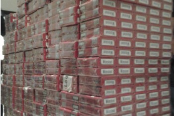 Полиция конфисковала контрабандные табачные изделия из Армении 