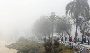 Коста Бланку окутал туман
